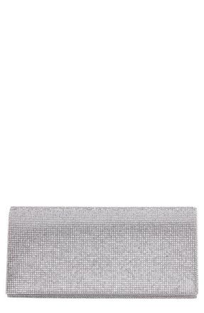 Nina Deva Clutch in Silver at Nordstrom