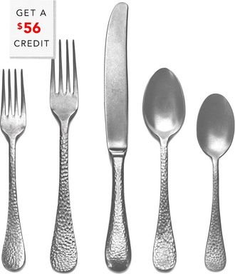 Mepra 20Pc Flatware Set With $56 Credit
