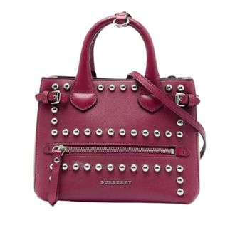 Burberry Pre-owned Banner Satchel - - Pre-owned - Donna - Viola - ONE SIZE