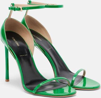 Tom Ford Vertigo patent leather sandals
