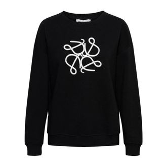 &Co Woman Royale Sweater met Artwork op de Voorkant - Dames - Sweatshirts - Zwart - L - Katoen - Hoodies & sweatvesten