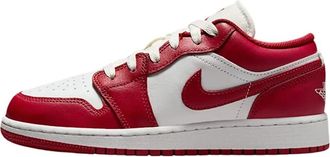 Nike Jordan Air Jordan 1 Low GS - Heren - Skateschoenen - Rood - 36 1/2 EU - Leer - Fitness