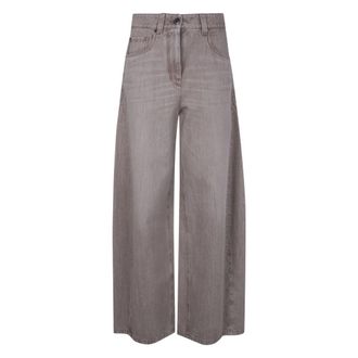 Brunello Cucinelli Mujer, Vaqueros, Beige, Talla: M