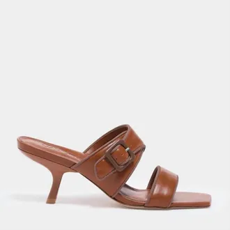 Marion Parke Womens Zoe Sandals In Chestnut