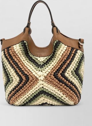 Gianni Chiarini dua shoulder bag open top braided