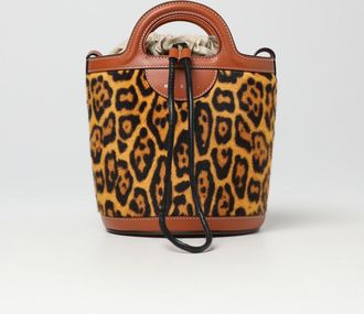 Marni Borsa Tropicalia Marni in cavallino animalier e pelle