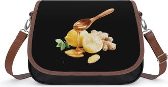 Generic Lemon And Honey Fashion Womens Crossbody Bags Novelty Handbag Shoulder Bag Purse