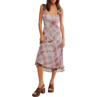 Free People Morning Dew Midi Dress in Autumn Combo at Nordstrom Rack, Size X-Small