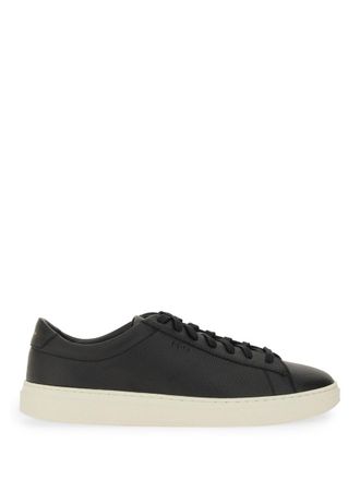 HUGO BOSS Grained Leather Sneaker