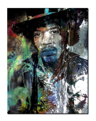 Ready2HangArt Ready2hangart Jimmy Hendrix Acrylic Wall Art By Tristan Scott