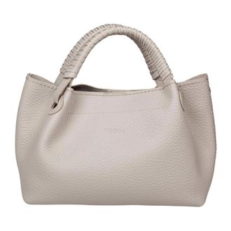 PLINIO VISONA Tassen, Dames, Beige, ONE Size, Leer, Mia Handtas