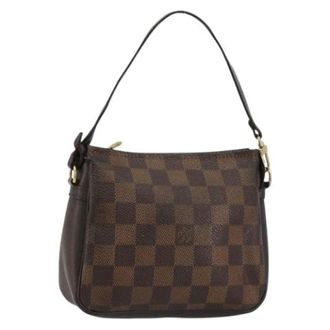 Louis Vuitton Pre-owned Handbags, female, Brown, Size: ONE SIZE Pre-owned Damier Ebene Pouch