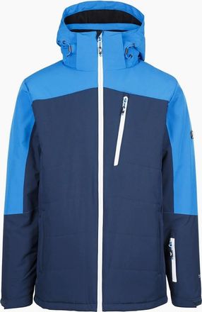 Trespass Mens Bowie Hooded Ski Jacket with Zipped Pocket - Navy - Size: 38/Regular