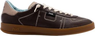 P448 Monza Stitch - Heren - Sneakers - Bruin - 43 EU - Katoen - Schoenen