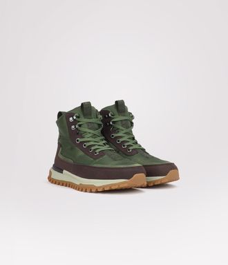 Pajar Mens Fero 2.0 Military Boot Green/Dark Brown - Size UK 9.5