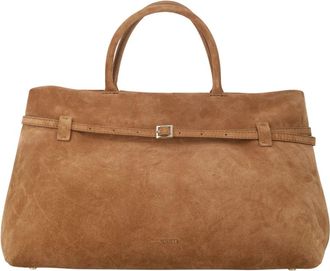 Manu Atelier Le Cambon 40 - Dames - Shoppers - Bruin - ONE Size - Leer - Tassen