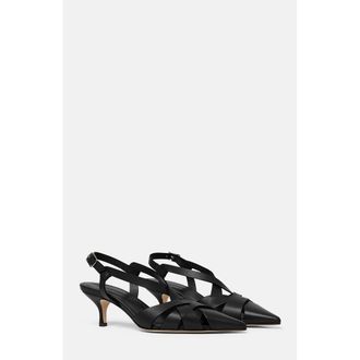 Scarosso Clio Pumps in Black - Calf at Nordstrom, Size 39.5