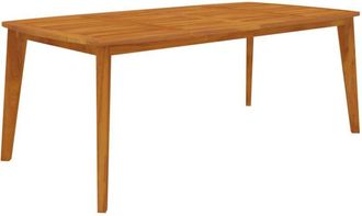 vidaXL Garden Table 200x100x75 cm Solid Wood Acacia vidaXL