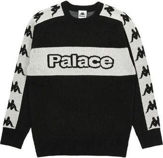 Palace X Kappa FW21 Knit Sweater Black P21KPKW002