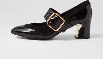 Django & Juliette Womens Japas Mary Jane Heels In Black/black