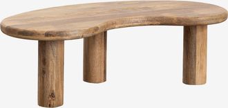 Sklum Mesa De Centro En Madera De Mango Larabeya Sklum
