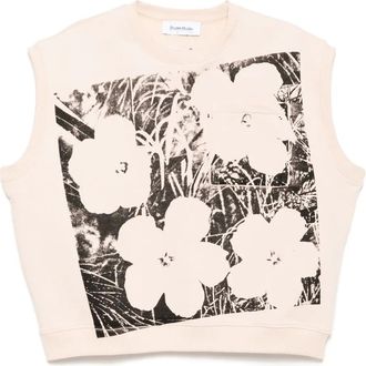 Études Studio Gilet Flowers - Rosa