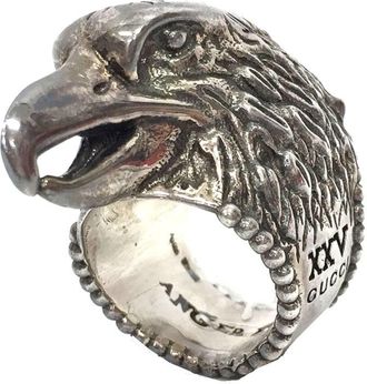 Gucci Silver Silver 925 Sterling Silver 925 Band Ring (Pre-Owned)