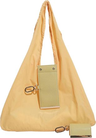Generic Cymwer Underarm Bag with Key Ring Shopper Tote Bag for Women Ladies (Yellow)
