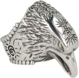 Gucci Anger Forest Eagle Sterling Sterling Fashion Ring