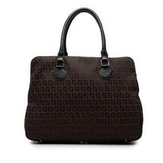 Fendi Pre-owned Fendi Zucchino Canvas Business Bag Ladies L6YY67G5F21ZY9P0