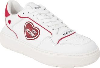 Love Moschino Womens Multicolor Polyethylene Low Top Sneakers Polyurethane