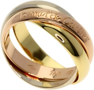 Cartier Trinity Yellow Gold (18K) Pink Gold (18K) White Gold (18K) Band Ring (Pre-Owned)