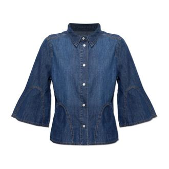 Munthe Vunna Denim Shirt - Dames - Spijkeroverhemden - Blauw - XS - Denim - Overhemden