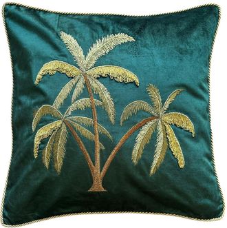 Les-Ottomans Coj&iacute;n de Algod&oacute;n Bordado - Palmas