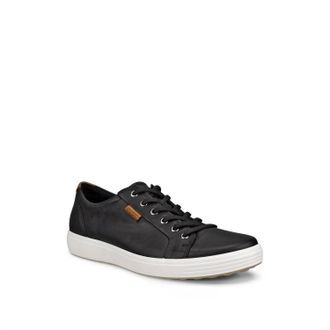 Ecco Mens Soft 7 Sneaker In Black