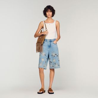 Sandro Ribbed vest top