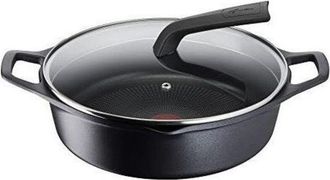 Lagostina Lagostina Aroma Casseruola Bassa 2 Maniglie Coperchio Alluminio Pressofuso 28cm