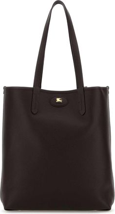 Burberry Dark Brown Leather Bloomsbury Shopping Bag