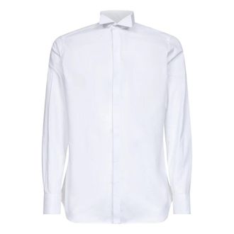 D4.0 Cotton Shirt - Heren - Zakelijke Overhemden - Wit - 2XL - Katoen - Overhemden
