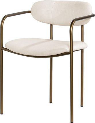 Mercana Parker I Fabric Seat & Metal Frame Dining Chair