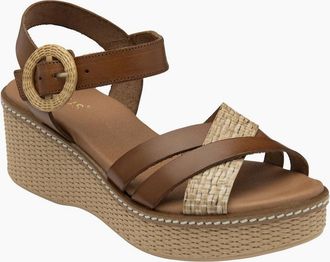 Lotus Womens Amalia Womens Wedge Sandals - Brown - Size: 4