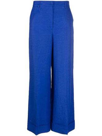 P.A.R.O.S.H. Raisa straight broek - Blauw
