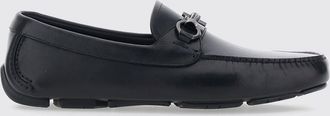 Ferragamo Mocassini driver in pelle di vitello con morsetto Gancini in metallo