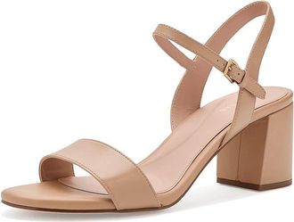 Cole Haan Josie Block Heels Womens Dress Sandals Tuscan Sand Leather : 10.5 B - Medium