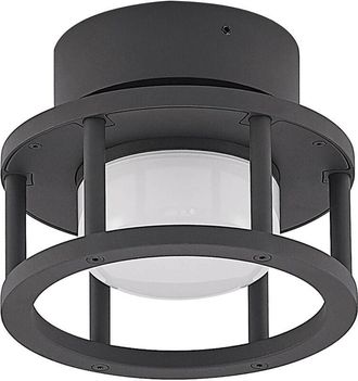 Lucande Lucande L&aacute;mpara De Techo berenike En Gris Aluminio