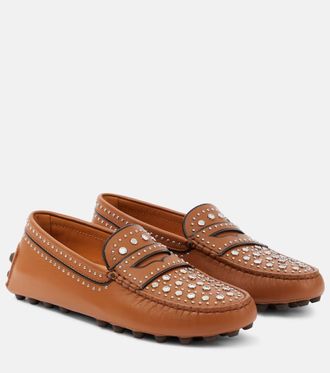 Tod's Mocassini Gommino in pelle con borchie