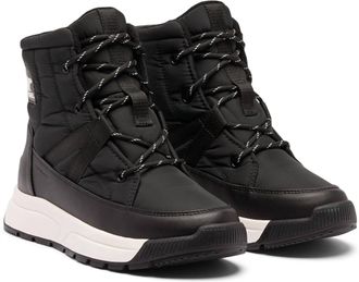 Sorel Womens Whitney Iii Mid Waterproof Boot In Black Sea Salt