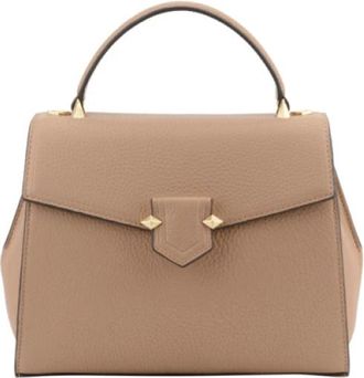 Pourchet S&egrave;vres Petit Sac - Dames - Handtassen - Beige - ONE Size - Leer - Tassen