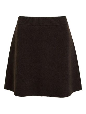 Lisa Yang Clare cashmere mini skirt - women - Cashmere - 0 - Brown