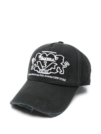 Vaquera embroidered-logo cap - unisex - Cotton - One Size - Black